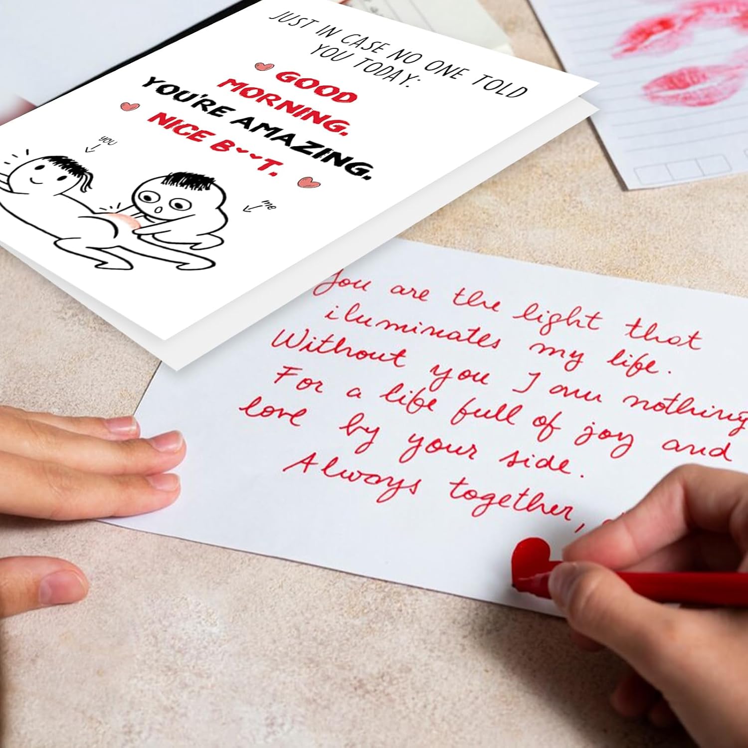 Funny Valentines Day Card For Women, Naughty Valentines Gifts For Wife Girlfriend,Love Anniversary Card,Valentines Day Card With Envelope
