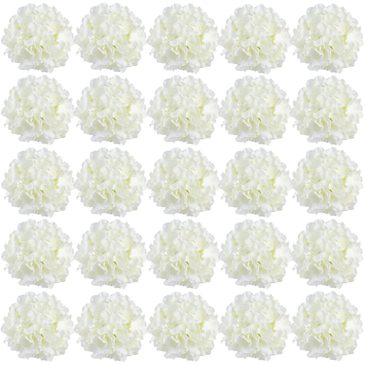 30 Pcs 8 Inch Big Silk Hydrangea Heads Artificial Flowers Heads With Stems Fake Hydrangea Flowers For Décor