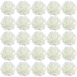 30 Pcs 8 Inch Big Silk Hydrangea Heads Artificial Flowers Heads With Stems Fake Hydrangea Flowers For Décor