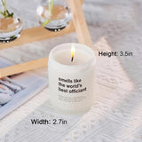 Funny Wedding Officiant Gifts, Unique Women Men Officiant Candle Gift For Wedding Day Christmas