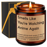 Candle, Anime Lover Gifts, Anime Gifts For Men, Women, Teen Boys Girls - Japanese Anime'S Fan Birthday Idea, Cool Funny Valentines Day Present For Manga Weeb Otaku Friend Boyfriend Husband Son