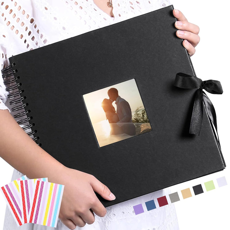 Scrapbook Photo Album With Corner Stickers 12X12 Inches Diy With Cover Photo P