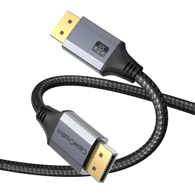 CableCreation DisplayPort Cable 3 Feet, DP Cable 1.2 [4K@60Hz, 2K@165Hz, 2K@14