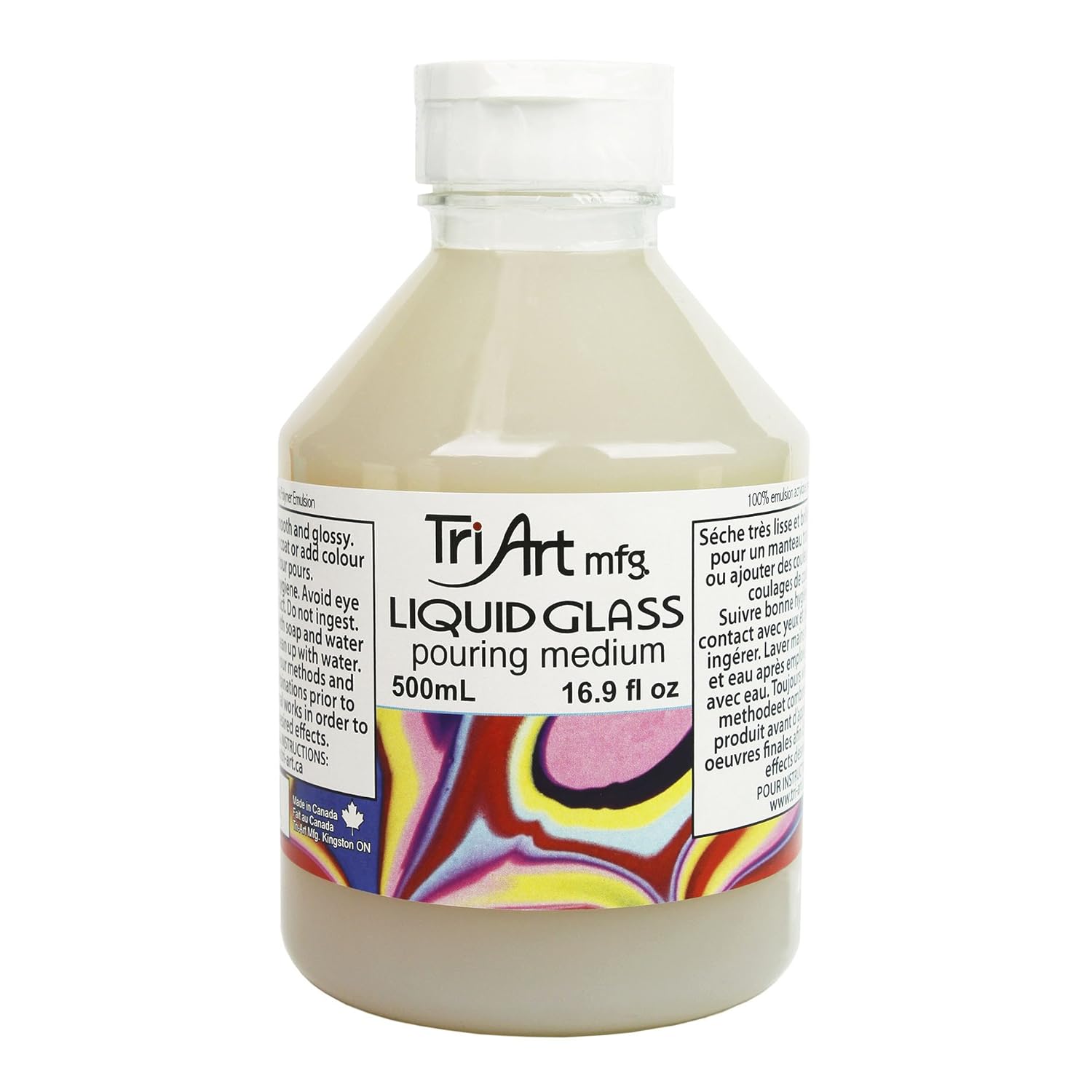 Tri-Art 20736 Liquid Glass Pouring Medium 500ml