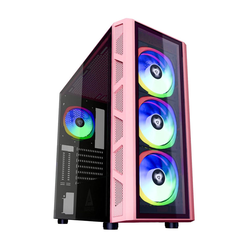 Guardian-G-Pk Guardian Mid Tower Gaming Case With 2 X Tempered Glass Panel, 2