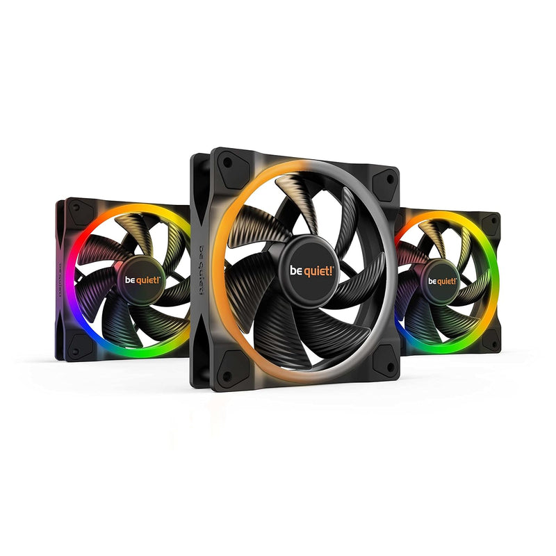 be quiet! Light Wings 120mm PWM, Premium ARGB Cooling Fan, 4-Pin, Triple Pack,