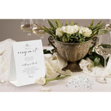 Put A Ring On It Bridal Shower Game(One Sign With 50 Rings), Minimalist Sign With Fake Rings, Wedding Games, Bridal Shower Games-Weeds05