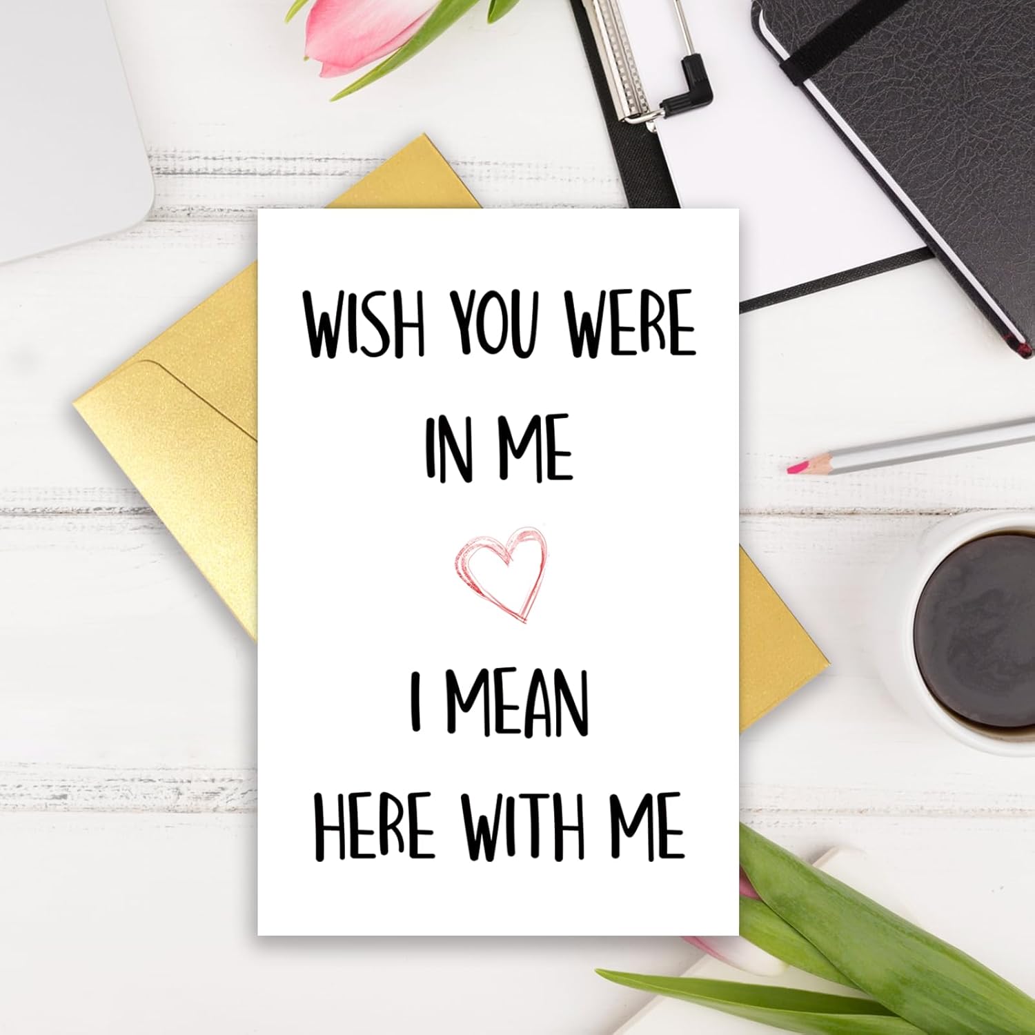 Funny Long Distance Miss You Card For Husband Boyfriend, Humor Online Dating Valentines Day Card For Boyfriend Fiance Husband, Military Friendship Valentines Love You Cards