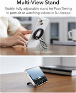 MagSafe Ring Holder with 2-Way Stand, Magnetic Grip for iPhone 15/14/13/12