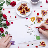 Funny Grandson Valentine'S Day Card Gift, Cute Monster Valentines Card For Grandson, Here'S A Monstrously Big Hug