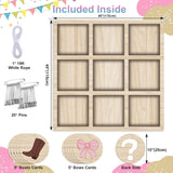 Boots Or Bows Gender Reveal Tic Tac Toe Board Game For He Or She Sign Gender Reveal Party Supplies Ideas For He Or She Party Decorations Backdrop Kit