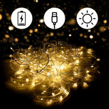 Moon And Star Led Curtain Lights, 8.2Ft Christmas Decorations Indoor String Lights, Twinkle Fairy Light For Bedroom,Rama