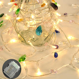 Battery Operated Bedroom String Lights Bohemia Style String With Colorful Jewels Led Fairy Christmas Lights Battery Powe