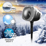 Christmas Snowfall Projector Lights, Led Light Projector,Outdoor Holiday Lights With Clear Rotating Snow Falling Lamp For Halloween Xmas Party Garden Landscape Decoration