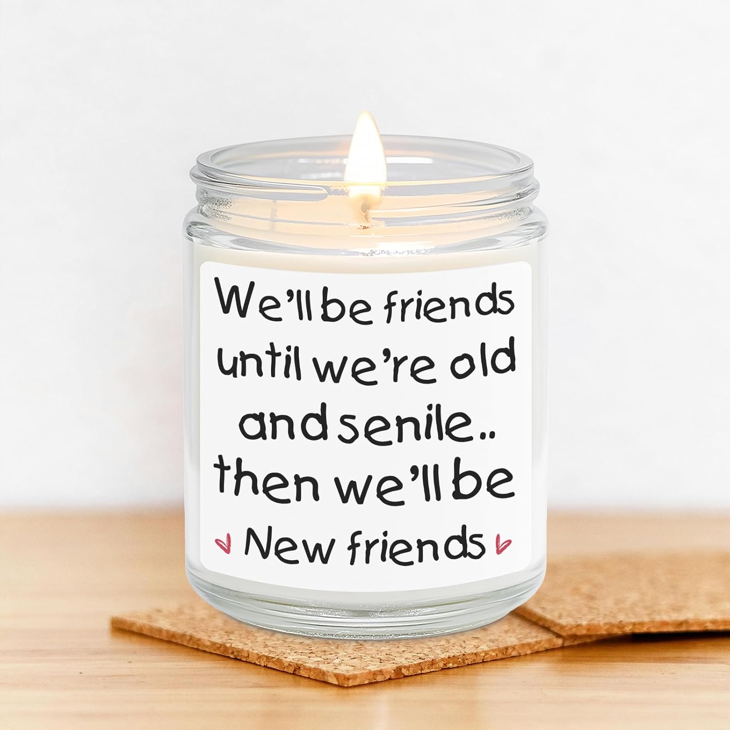 Friend Gifts For Women, Friendship Gifts, Cool & Unique Gift For Female Friend, Birthday Christmas Gift Idea For Bestie, Funny Lavender Scented Candles For Her