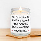Friend Gifts For Women, Friendship Gifts, Cool & Unique Gift For Female Friend, Birthday Christmas Gift Idea For Bestie, Funny Lavender Scented Candles For Her