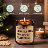 Scented Candle, Firefighter Gifts For Men, Women - Fire Fighter, Fireman Gifts For Him - Firefighter Graduation, Valentines Day, Birthday Ideas For Boys, Dad, Boyfriend - Fire Fighter Accessory
