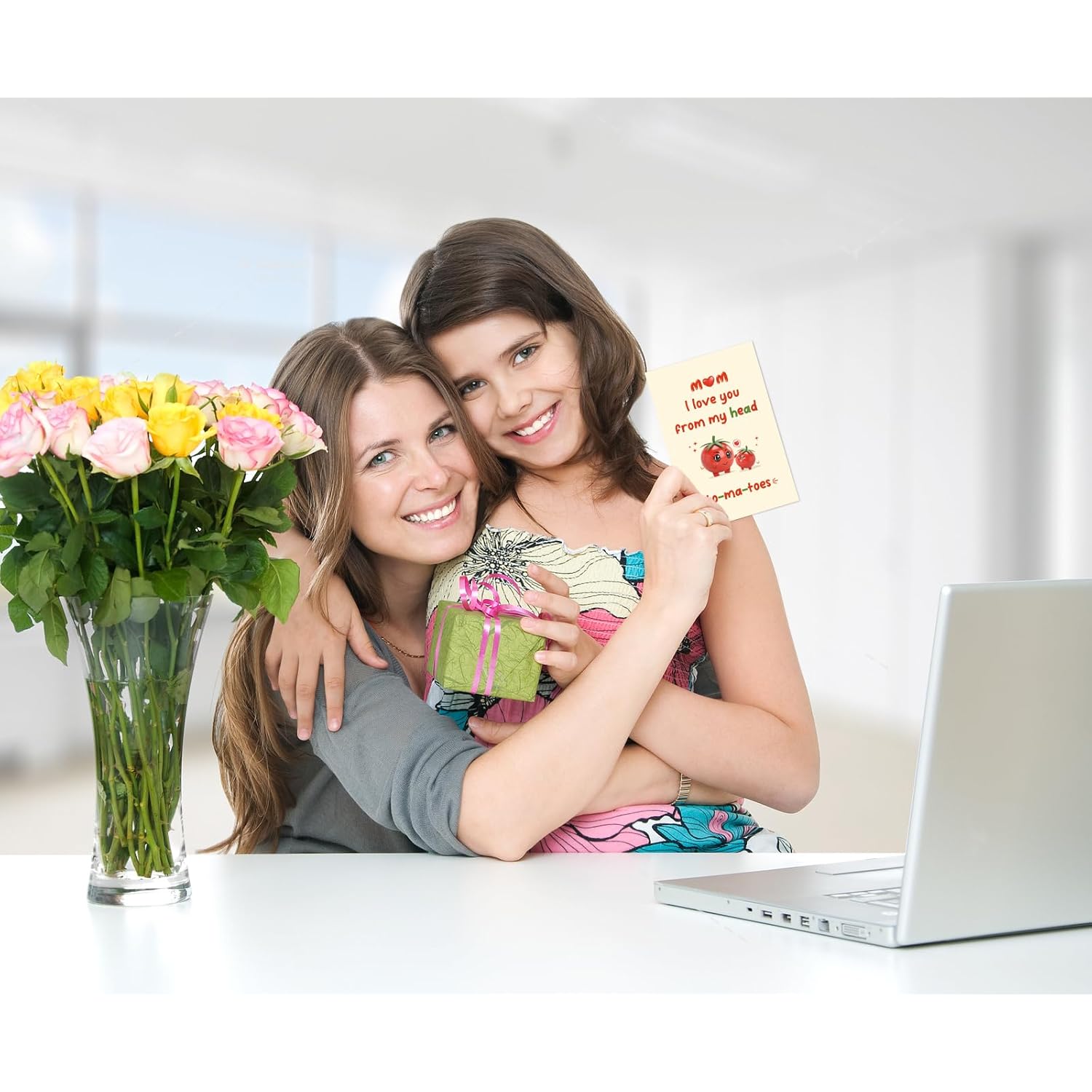 Funny Mother'S Day Card For Mom Cute To-Ma-Toes Mothers Day Greeting Card From Son Daughter Happy Mother'S Day Card With Envelope Mothers Day Gift Cards For Women