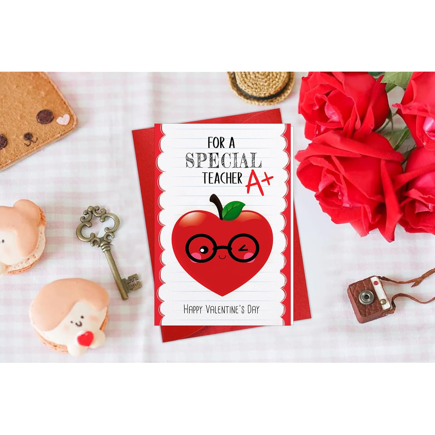 Valentines Day Cards For Teachers - Happy Valentine'S Day Cards For Teachers With Envelope Teacher Appreciation Gifts For Women Men From Students