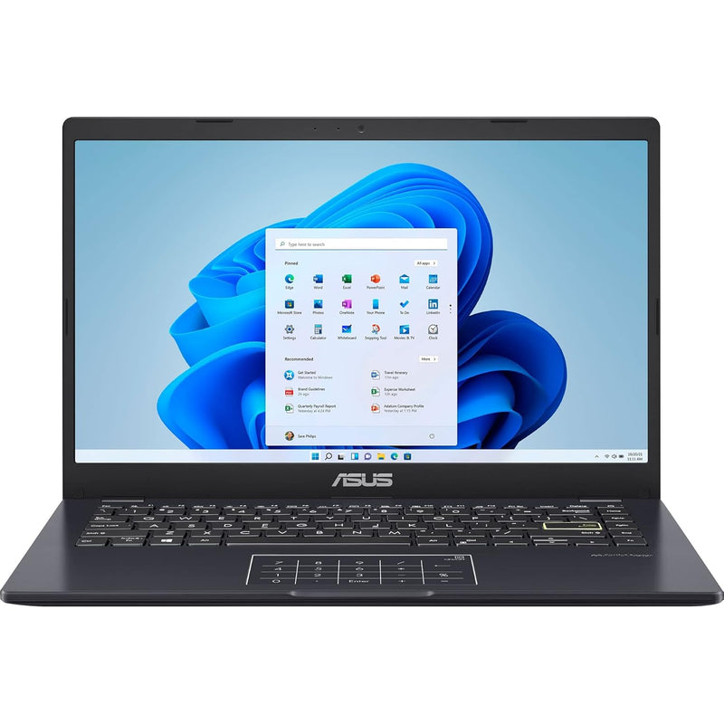 2022 ASUS 14" HD Laptop, Intel Celeron N4020 Processor, 4GB RAM, 64GB eMMC Fla