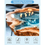 16 Ounce Crystal Clear Epoxy Resin Kit, Food Safe Diy Starter Epoxy Resin For Craft, Canvas Painting, Molds Pigment Jewelry Making, Coating And Casting