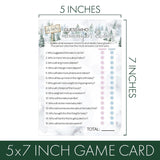 Baby It'S Cold Outside Winter Baby Shower Games - All Things Winter And Mommy Or Daddy (2 Game Party Bundle) - 20 Cards For Guests