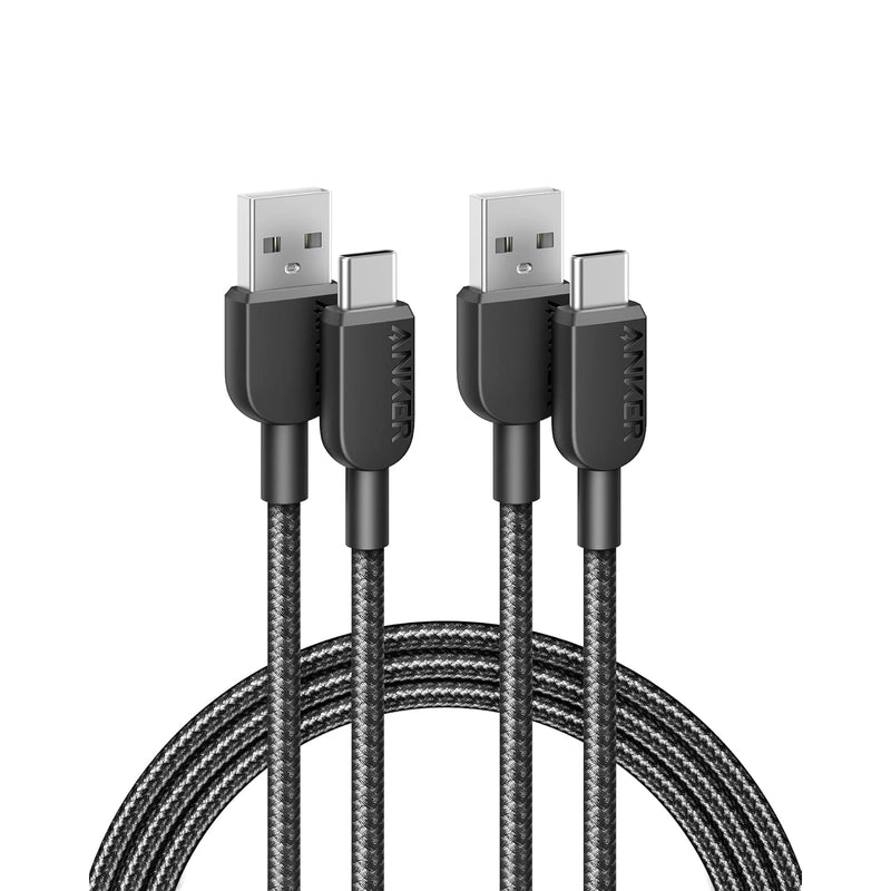 Anker USB C Charger Cable [2 Pack, 6ft], 310 USB A to Type C Charger Cable Fas
