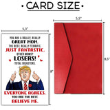 You Are A Great Mom Card - Funny Mom Birthday Card With Red Envelope From Daughter, Son, Or Grandchild Happy Birthday Cards For Mother Aunt Grandma Wife Women Mothers Day Birthday Gift