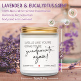 Pregnancy Announcement Gifts For Grandparents, Baby Announcements Ideas - Lavender Scented Candles, Pregnancy Reveal, You'Re Going To Be Grandparents Again Baby Announcement