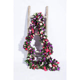 8 Pack 65 Ft Flower Garland Decorations Plastic Artificial Flowers For Wedding Decoration Photo Booth Backdrop