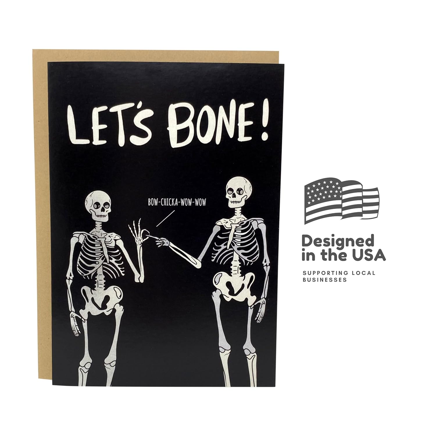Funny Valentine'S Day Card For Husband, Boyfriend, Wife, Or Girlfriend - Dirty Halloween Skeleton - Funny Birthday Card For Men Or Women - Naughty Valentine'S Day Card For Him Or Her