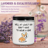 Get Well Gifts For Women, Funny Get Well Soon Gifts For Women After Surgery - Lavender Scented Candle, Feel Better Thinking Of You Cheer Up Gift For Family Friend Coworker Men