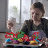 24 Pack Elf Cupcake Toppers Green Red Glitter Santa Hat I'M Back Elf Legs Christmas Cupcake Picks For Merry Christmas New Year Holiday Baby Shower Birthday Party Cake Decorations