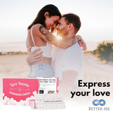 Love Bombs Kindness Cards – 111 Appreciation & Gratitude Cards, Love Notes For Him & Her, Just Because Gifts, Perfect For Valentine'S Day (Red Hearts)