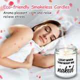 Valentine'S Day Funny Gifts For Him Light When You Want Me Necked Candles For Men Boyfriend Husband Anniversary Birthday Romantic Valentines Day Gifts Ideas