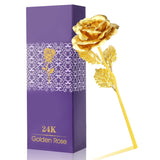 Artificial Gold Rose Flower Gifts For Her, 24K Gold Eternity Rose For Mom From Daughter/Son, Valentine'S Day, Birthday, Mother'S Day, Anniversary