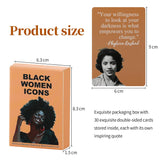 Affirmation Cards For Black Women - Daily Affirmations With Mindfulness Quotes And Inspirational Sayings, 30 Cards, 60 X 90 Mm