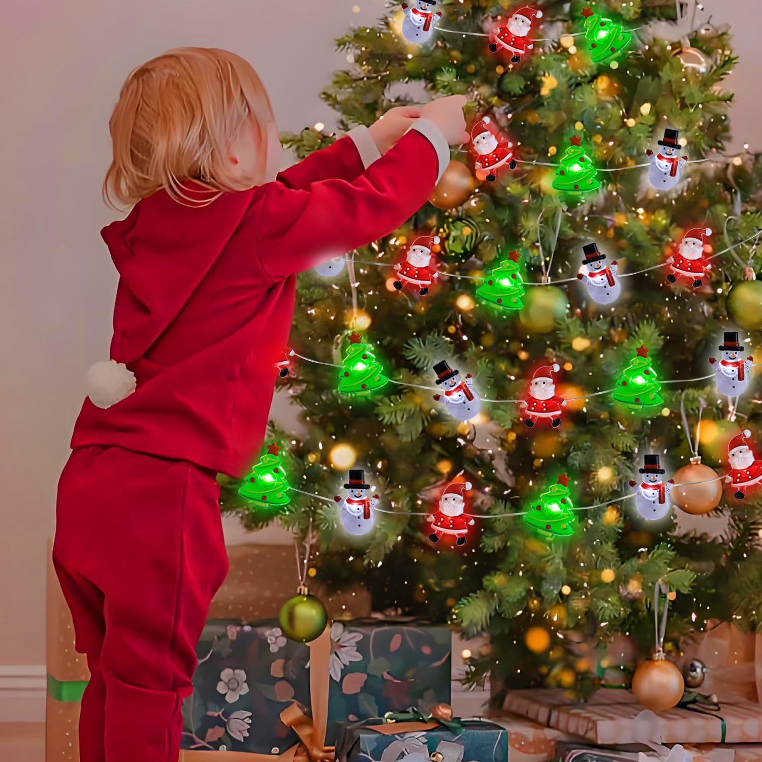 Christmas String Lights, 30 Led Copper String Lights With Remote Control &Waterproof Battery Operated Fairy Lights For I