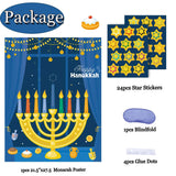 Hanukkah Games: Pin The Star On The Menorah & Chanukah Party Decorations