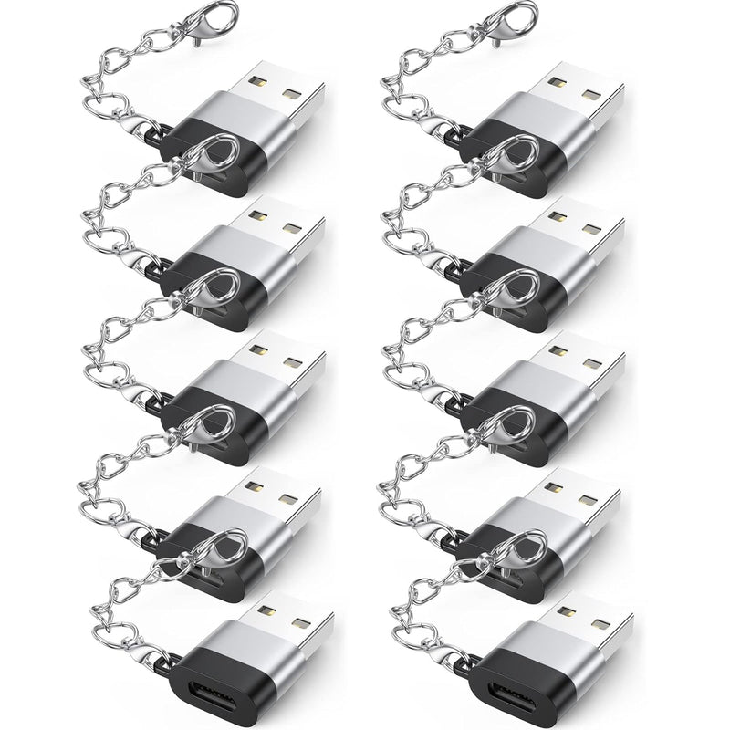 Usb C Female To Usb Male Adapter 10 Pack, Usb A Male To Usb C Female Cable Con