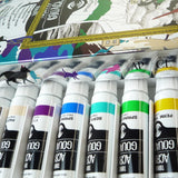 Turner Acryl Gouache Yusuke Nakamura 40Th Anniversary Set Of 12, 11Ml Tubes (Limited Edition)