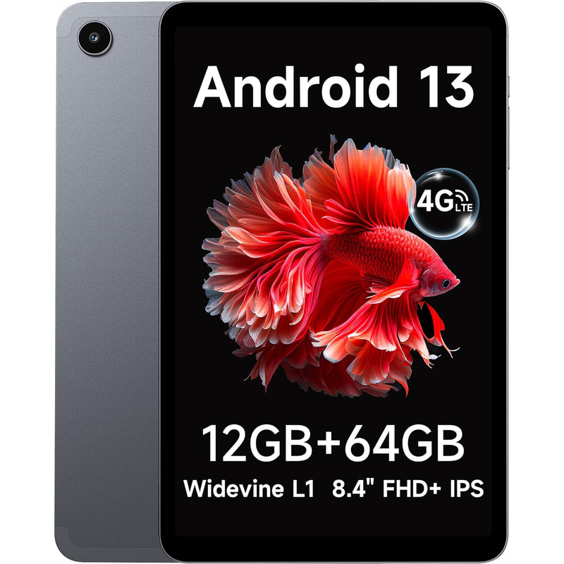 Android 13 Tablet, 1200 * 1920 In-Cell 8.4 Inch Tablet, 8-Core Gaming Tablet,