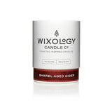 Wixology Cocktail Inspired Barrel Aged Cider Soy Candle - Apple Spices And Oak Scented Candle In Reusable Rocks Glass - Made In Kentucky