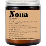 Nona Definition Candle - Best Nona Ever Gift