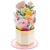 Hallmark Paper Wonder Mother's Day Pop Up Card (Bouquet, Gold Vase)