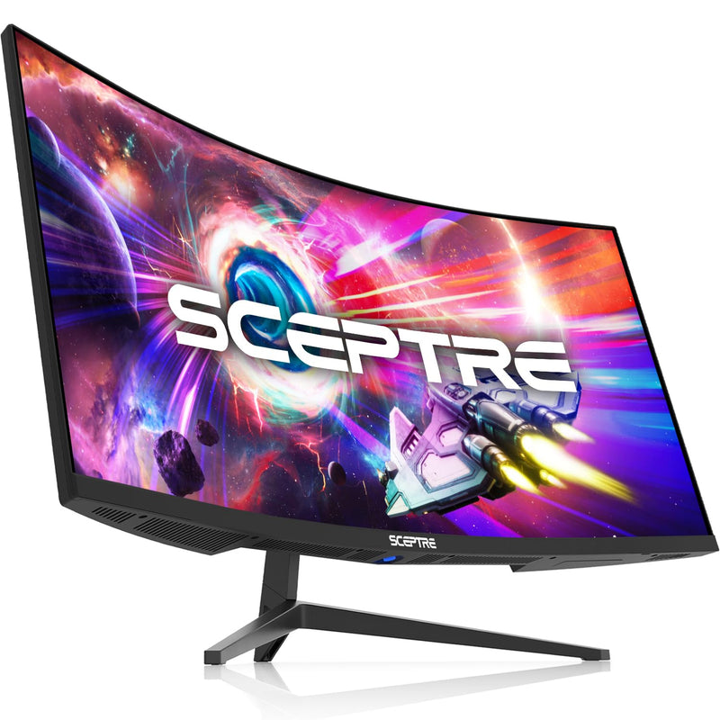 Sceptre 34-Inch Curved Ultrawide WQHD Monitor 3440 x 1440 R1500 up to 165Hz Di