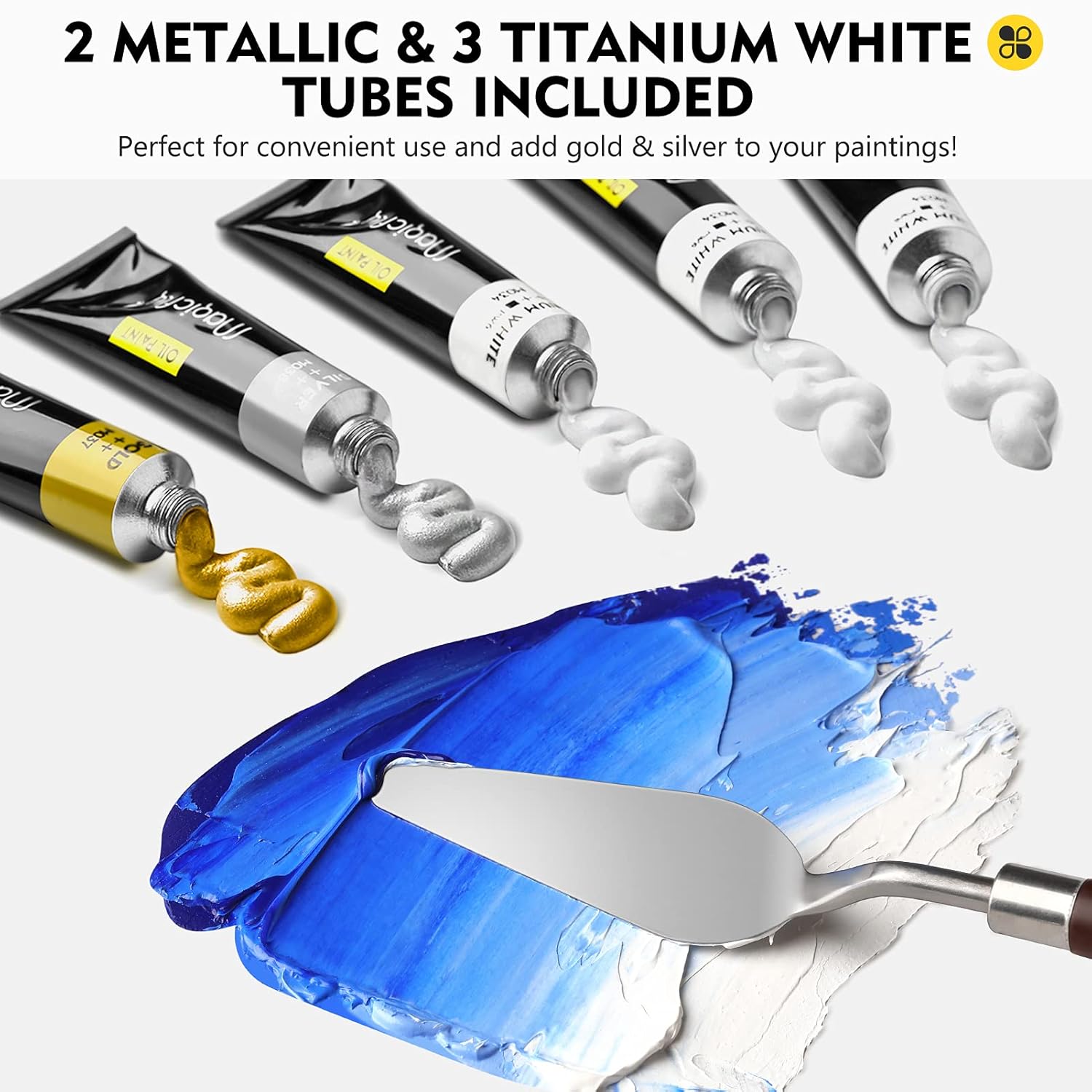 Oil Paint, 40Pcs (18Ml/0.6Oz), Rich Pigments, Vibrant, Non Toxic Paints For Professional Artist, Hobby Painters & Kids, Ideal For Canvas Painting, Packaged In Exquisite Box For Gift