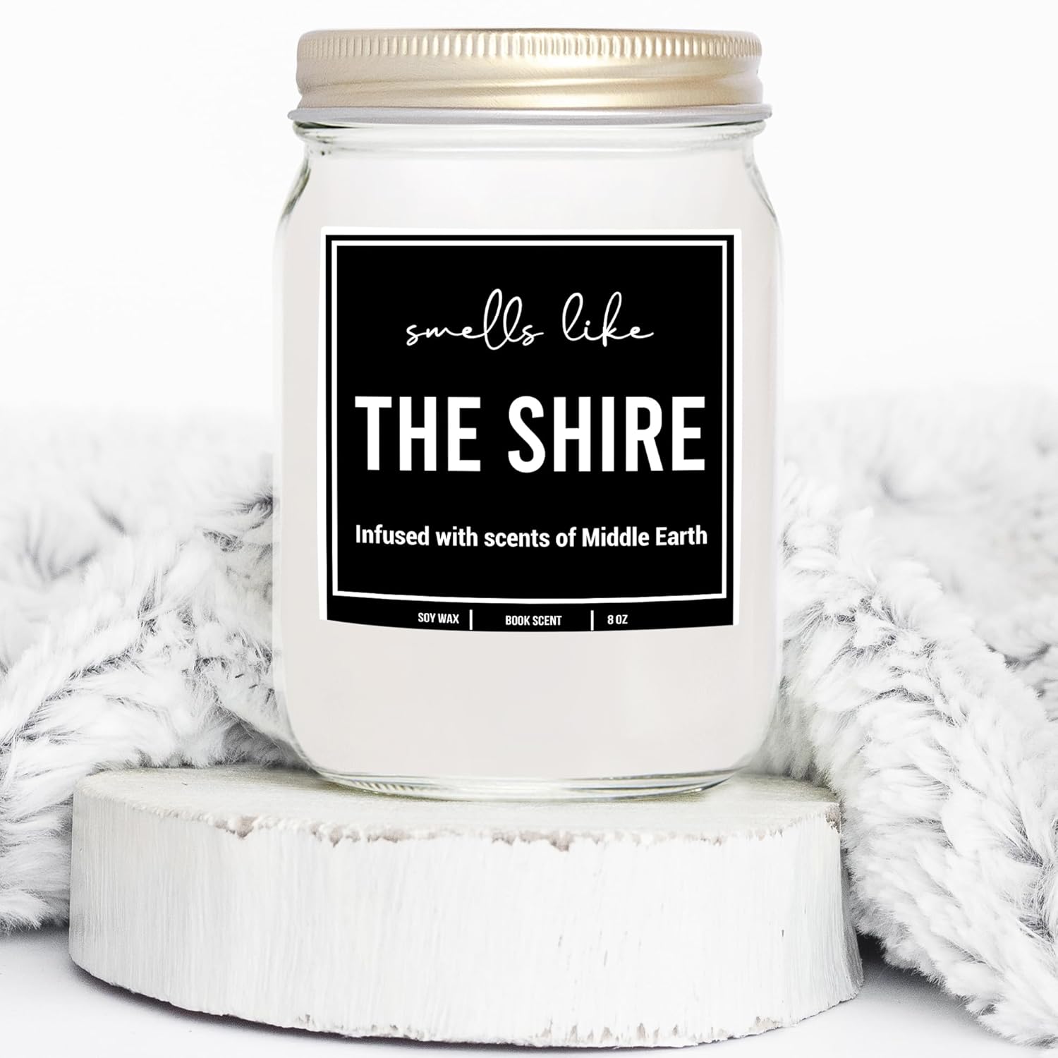 You Nique Designs The Shire Book Lovers Candles For Bookworms, Cool Gifts For Book Lovers - Unique Bookish Things, Bookish Items - Candle Gifts For Readers