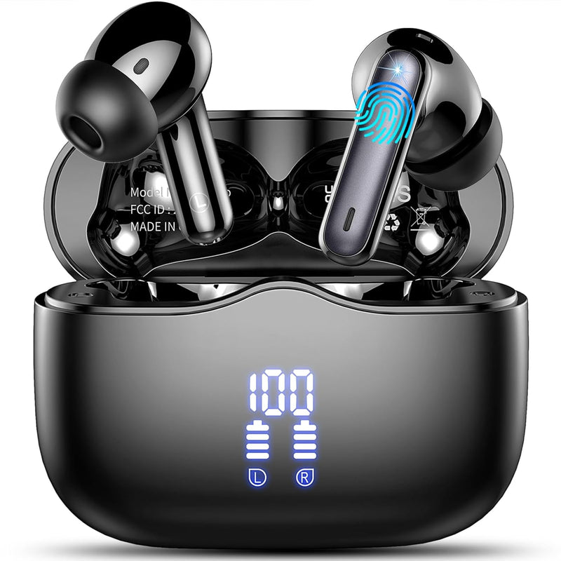 Wireless Earbud, Bluetooth 5.3 Headphones Hifi Immersive Sound With 4 Hd Micro