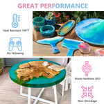 Epoxy Resin 2 Gallon - Crystal Clear Epoxy Resin Kit - No Yellowing No Bubble Art Resin Casting Resin For Art Crafts, Jewelry Making, Wood & Resin Molds(1 Gallon X 2)